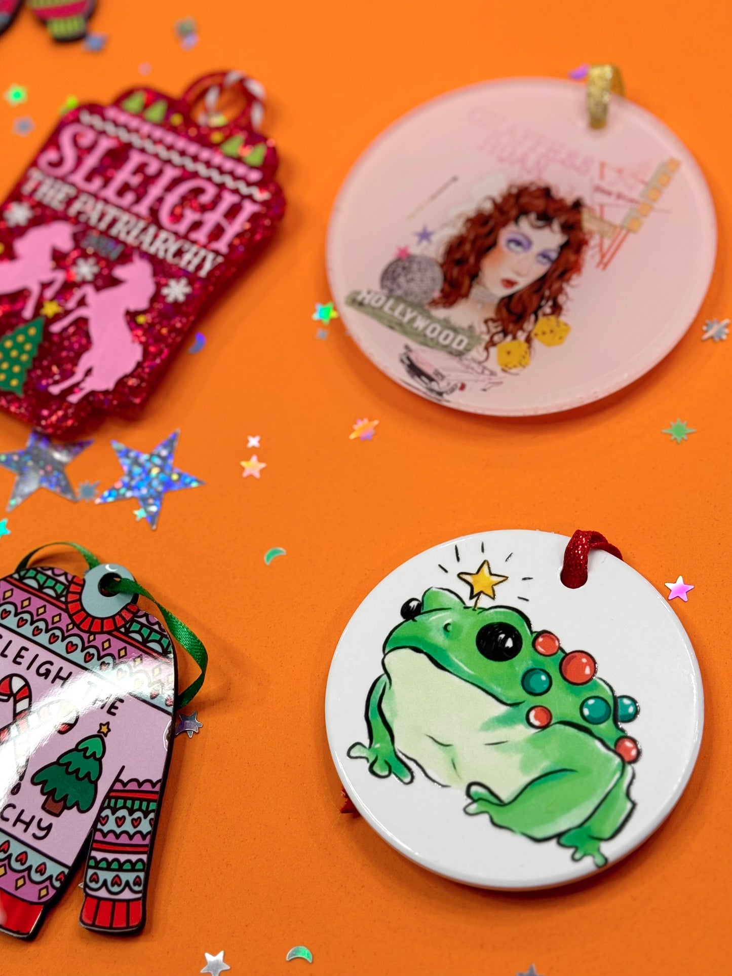 Bauble Frog Ornament