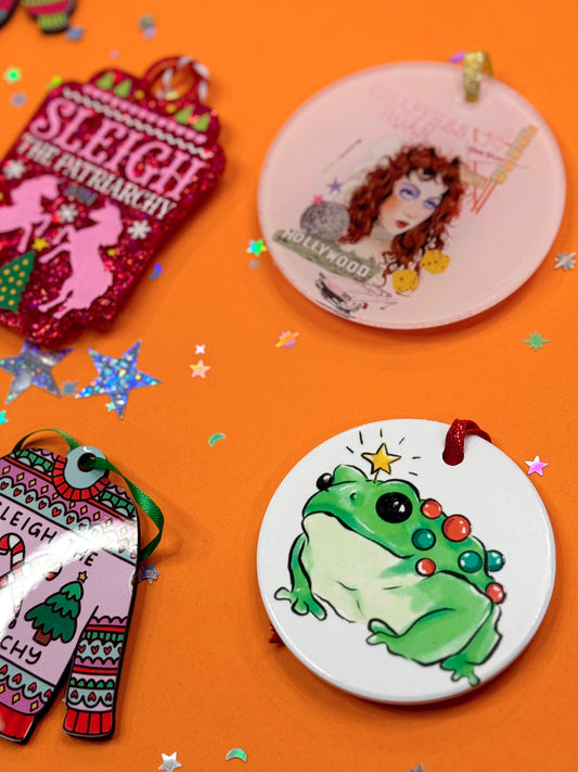 Bauble Frog Ornament