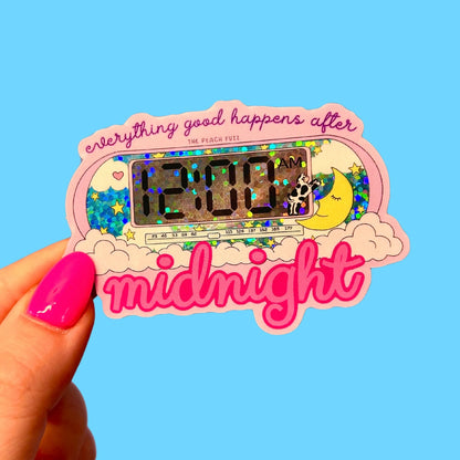 After Midnight Glitter Sticker
