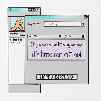 Instant Message Birthday Card