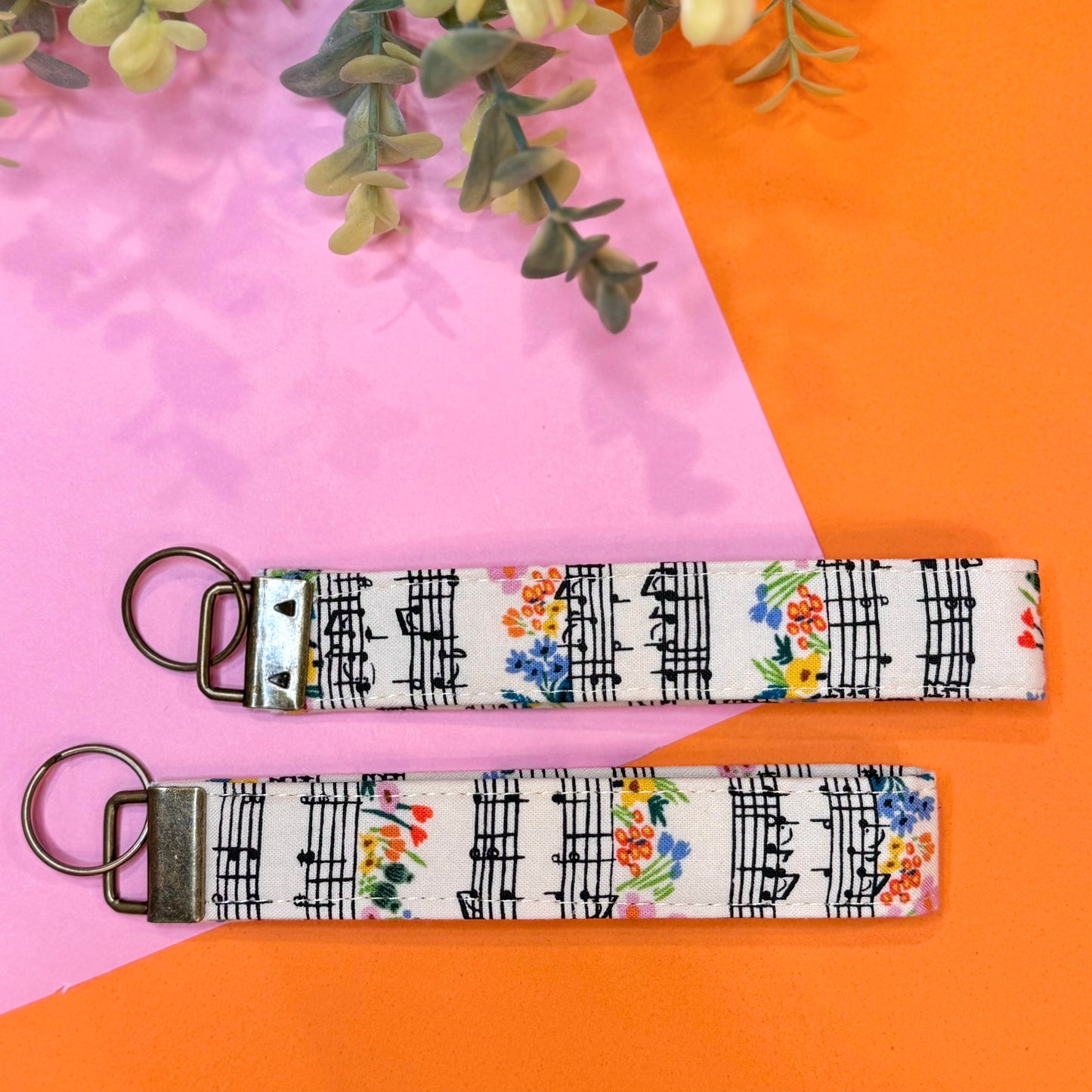 Wristlet Keychain: Sheet Music