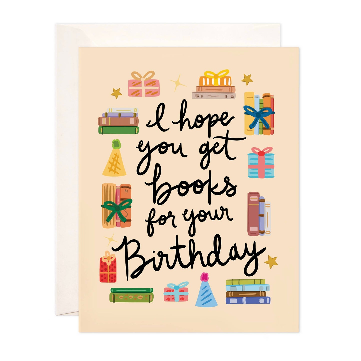 I Hope You Get Books for Your Birthday Card