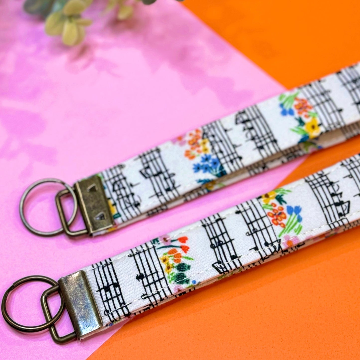 Wristlet Keychain: Sheet Music