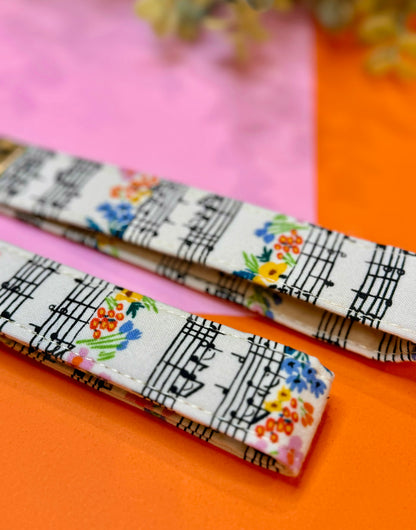 Wristlet Keychain: Sheet Music