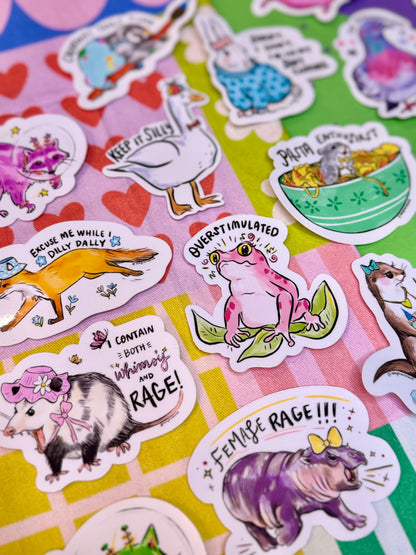 Keep It Silly Goose Sticker