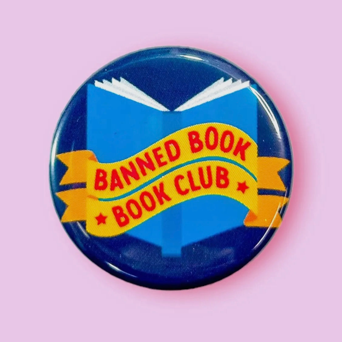 Banned Book Book Club Pin