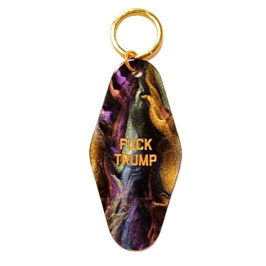 Fuck Trump Keychain