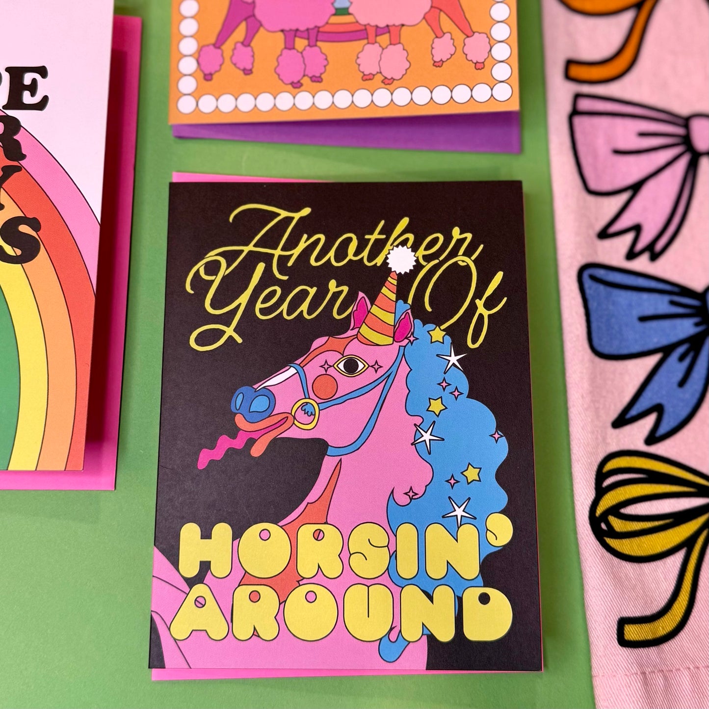 Another Year of Horsin' Around Birthday Card