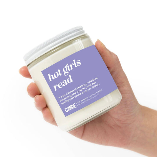 Hot Girls Read Candle (jasmine • saffron • cedar • amber)