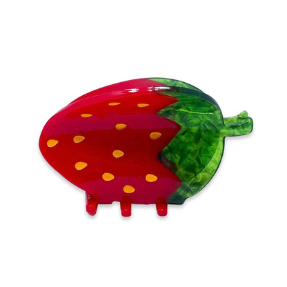 Red Strawberry Hair Claw (Large)