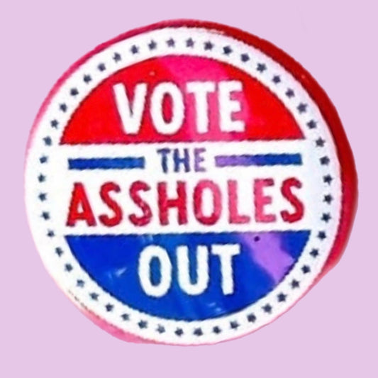 Vote the Assholes Out Button