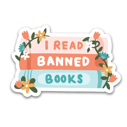 I Read Banned Books Sticker