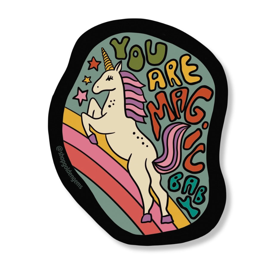 You are Magic Baby Unicorn Sticker