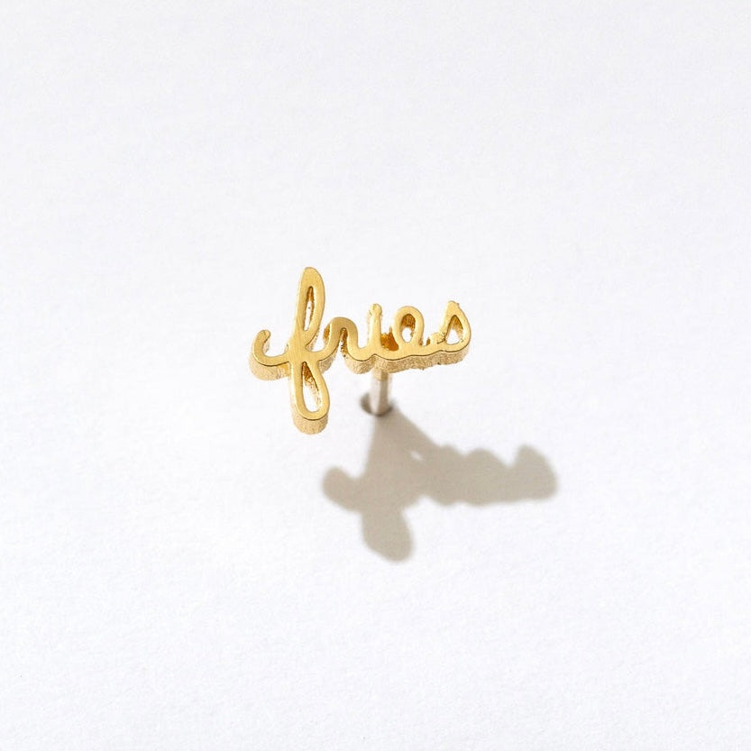 Fries Single Stud Earring