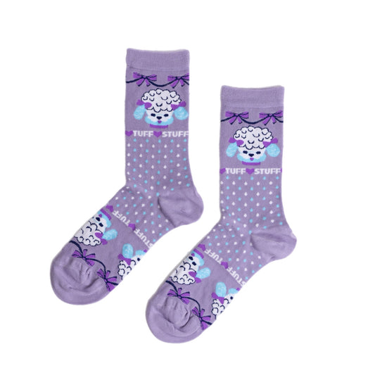 Tuff Stuff Poodle Crew Socks (Small)