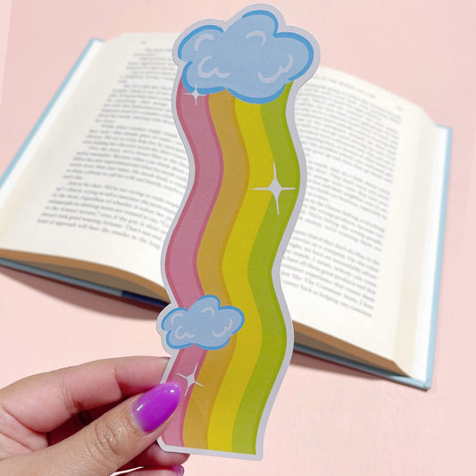 Rainbow Die Cut Bookmark