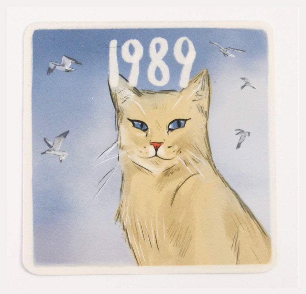 Swiftie Cat “1989” Sticker