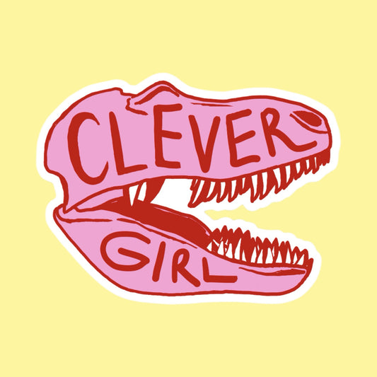 Clever Girl Sticker