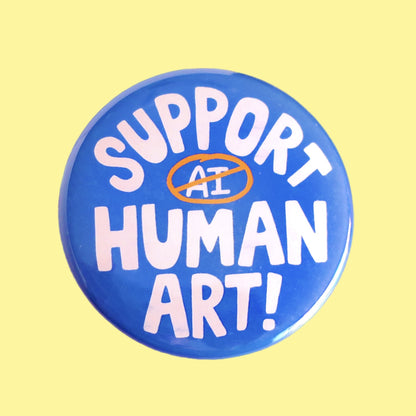 Support Human Art Sticker