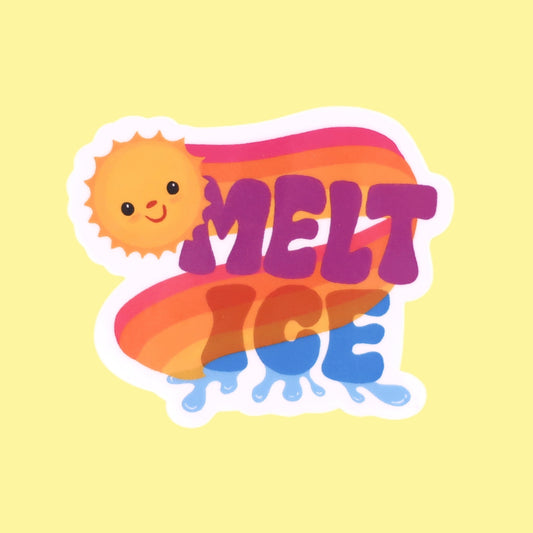 Melt ICE Sticker