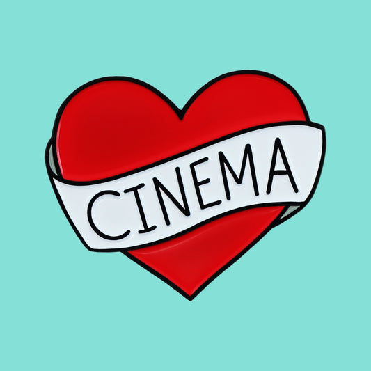 Cinema Heart Pin