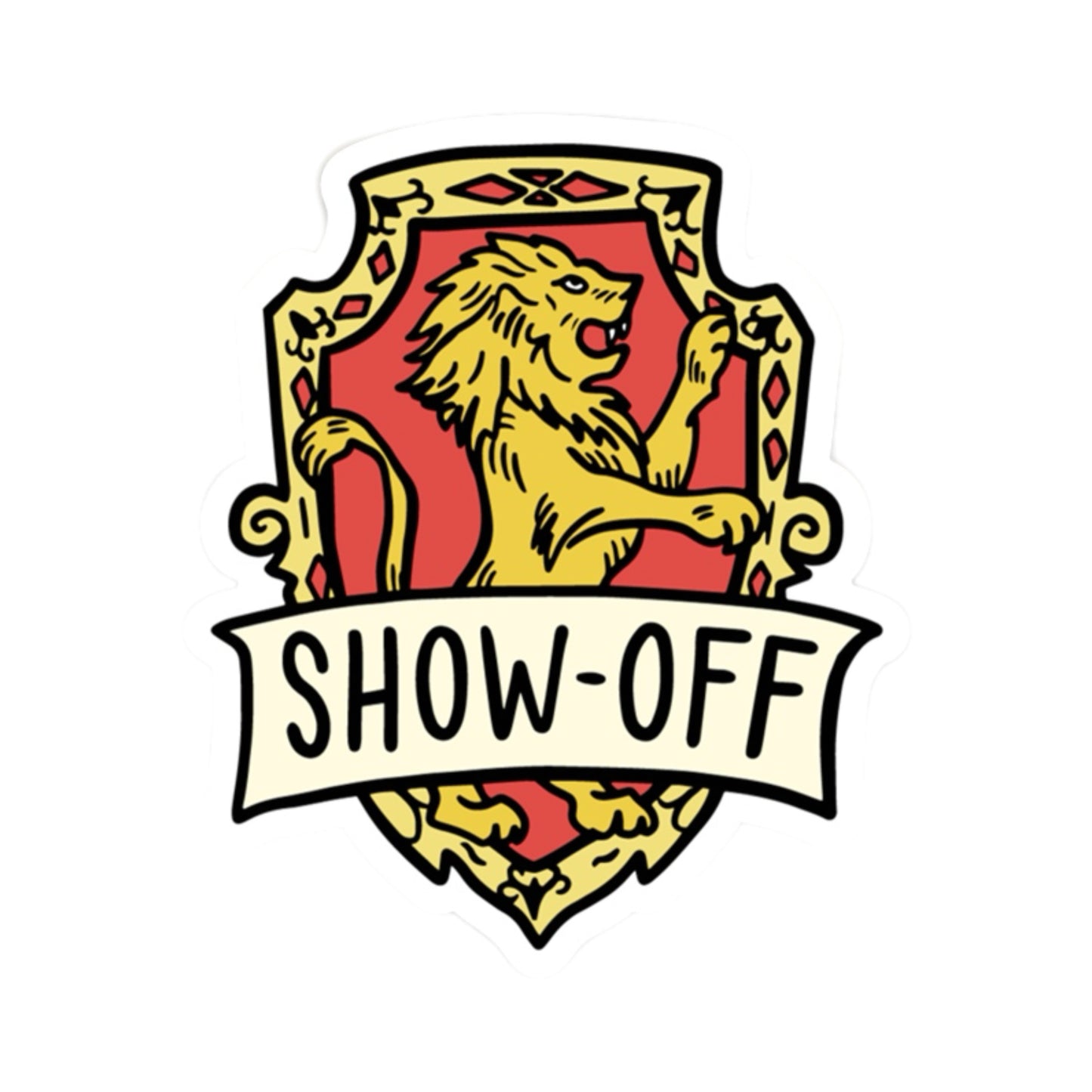 Gryffindor Show Off Sticker