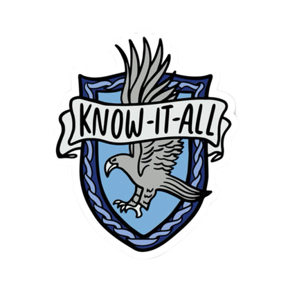 Ravenclaw Know It All Sticker