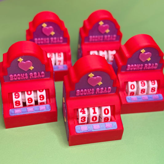 Books Read Slot Machine Counter
