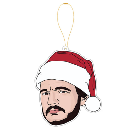 Pedro Pascal Acrylic Christmas Ornament