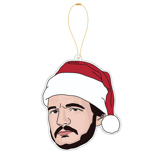 Pedro Pascal Acrylic Christmas Ornament