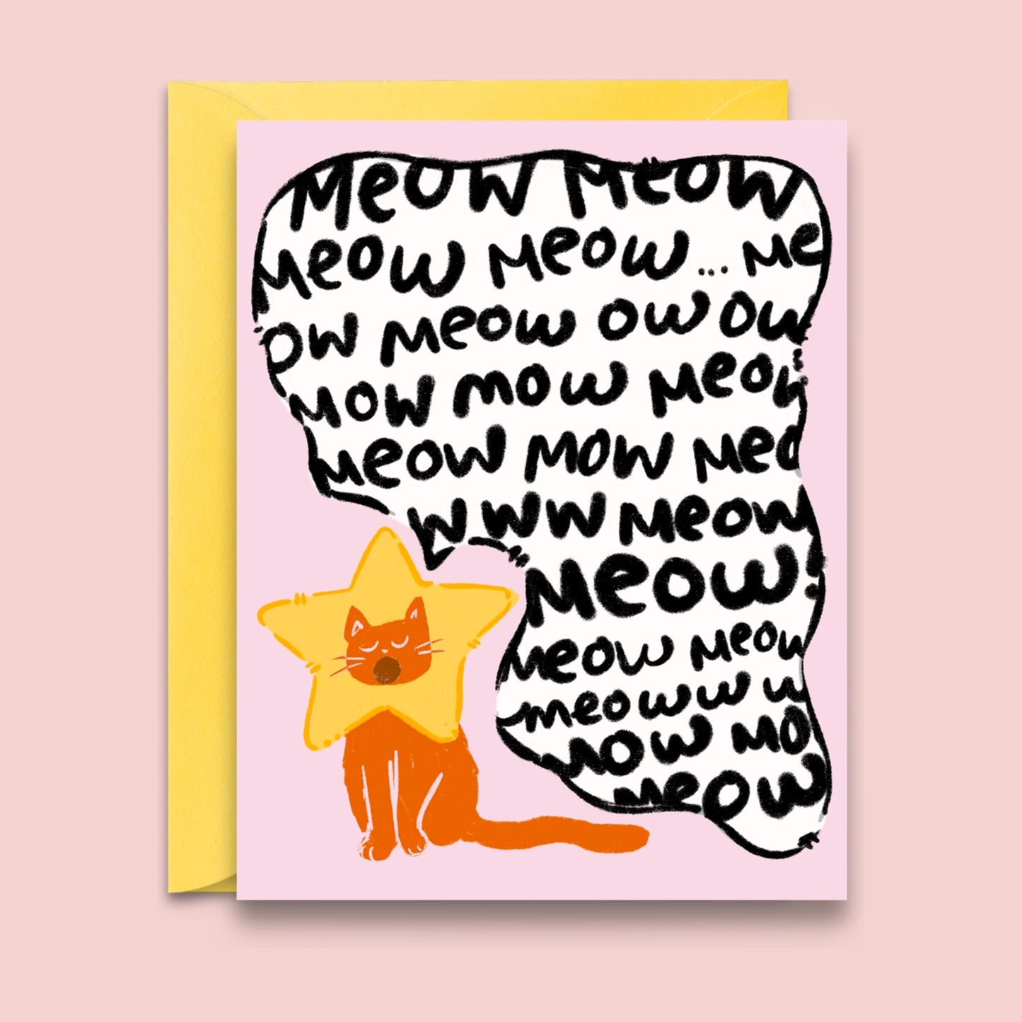 Meow Meow Meow Happy Birthday Card