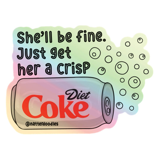 Get Her a Crisp Diet Coke Sticker