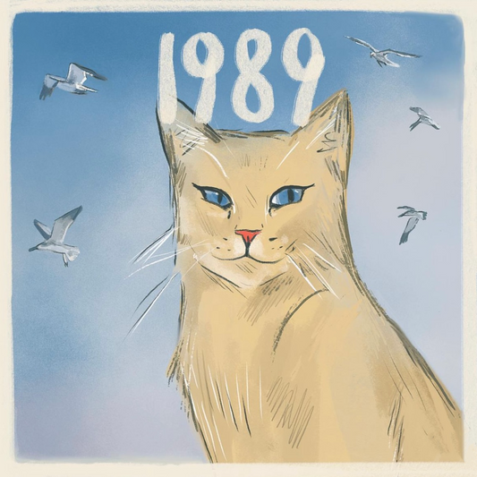 Swiftie Cat “1989” Sticker