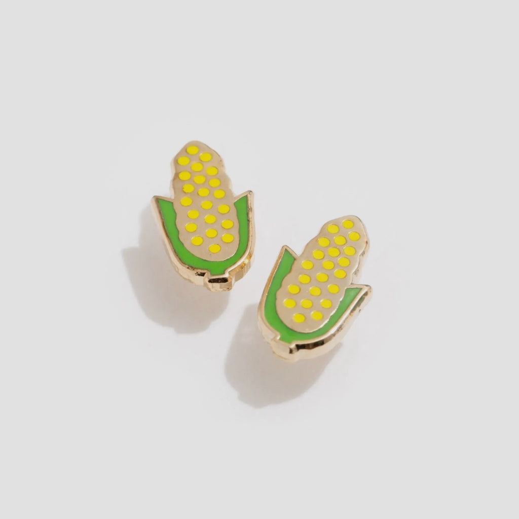 Corn on the Cob Stud Earrings