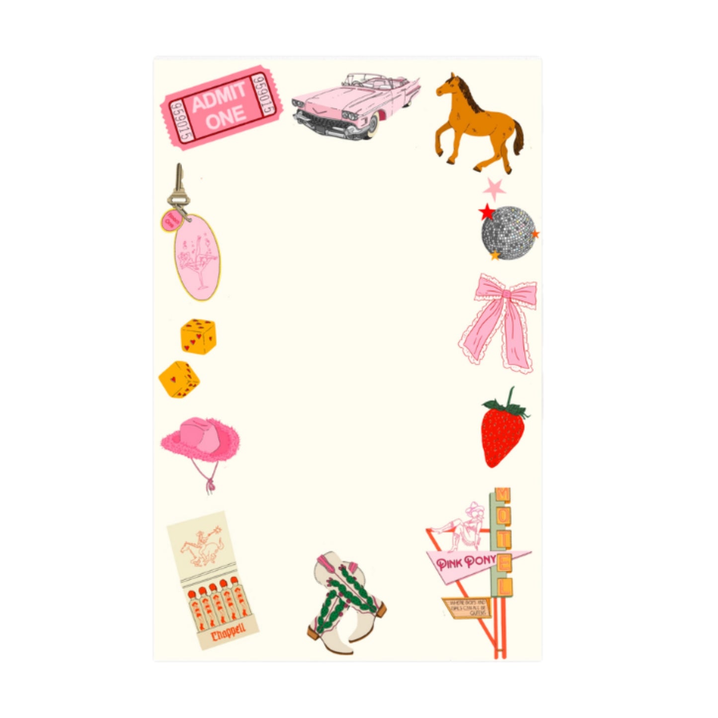 Pink Pony Club Notepad (Chappell Roan)