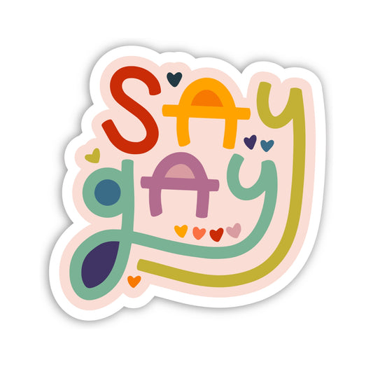 Say Gay Sticker