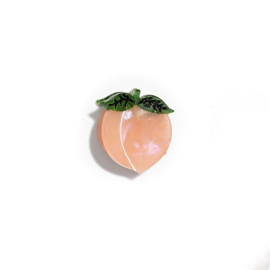 Peach Mini Claw Clip