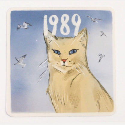 Swiftie Cat “1989” Sticker