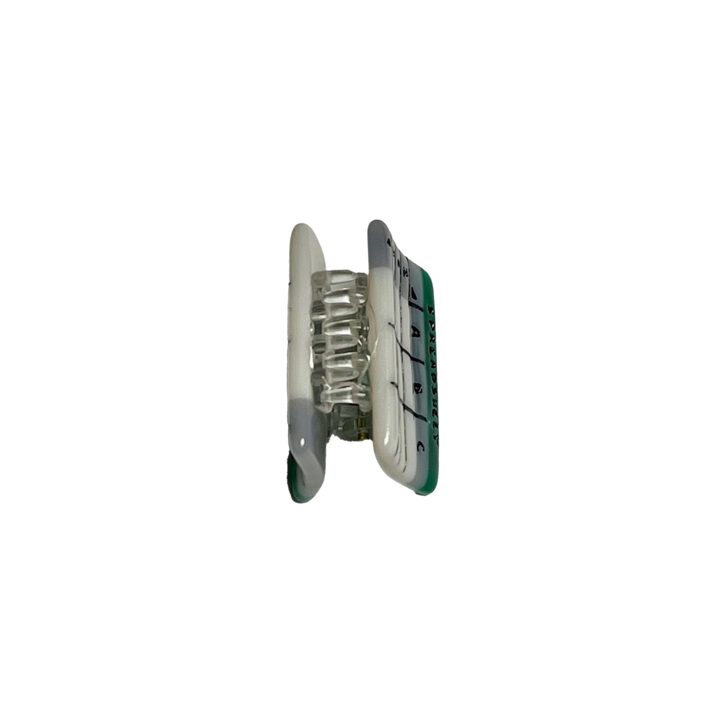 Spreadsheet Mini Claw Clip