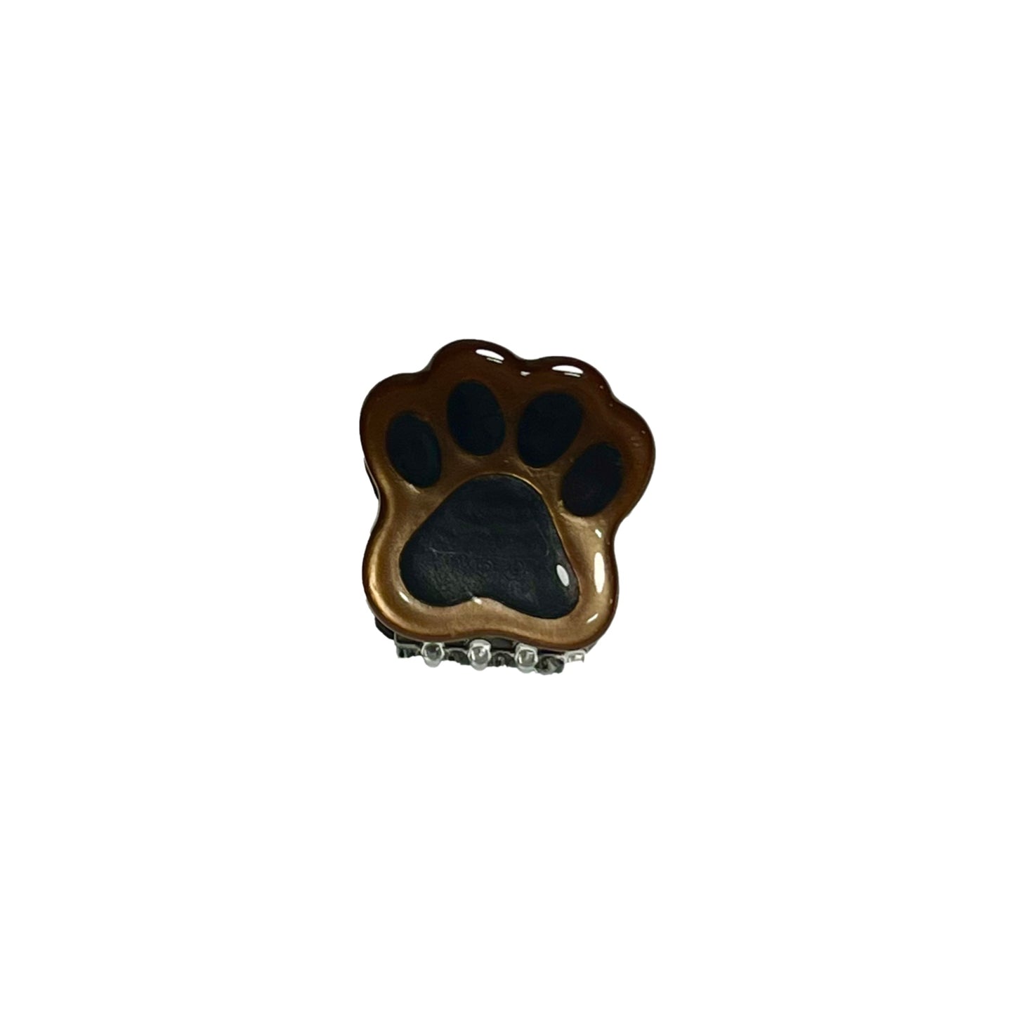 Paw Print Mini Claw Clip