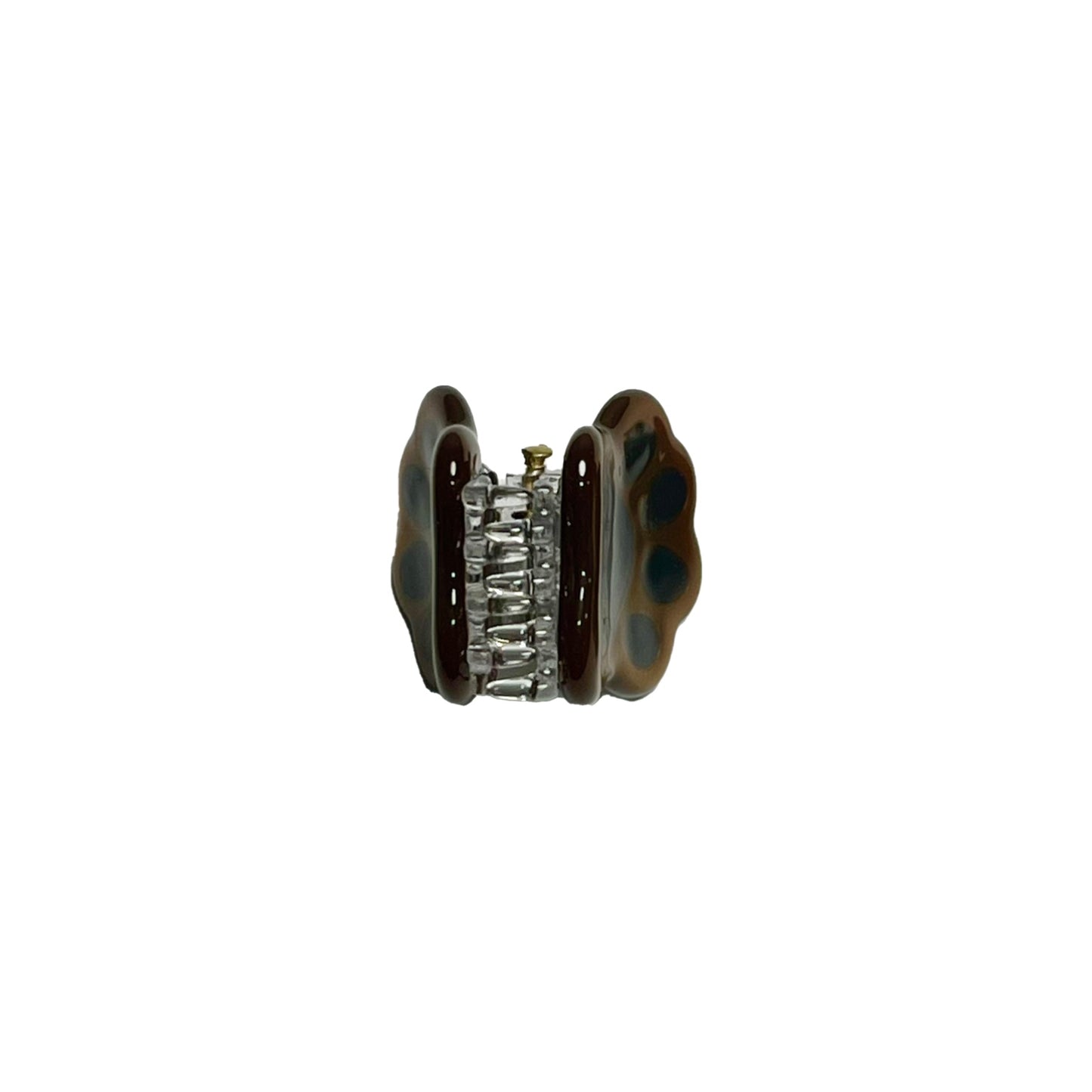 Paw Print Mini Claw Clip