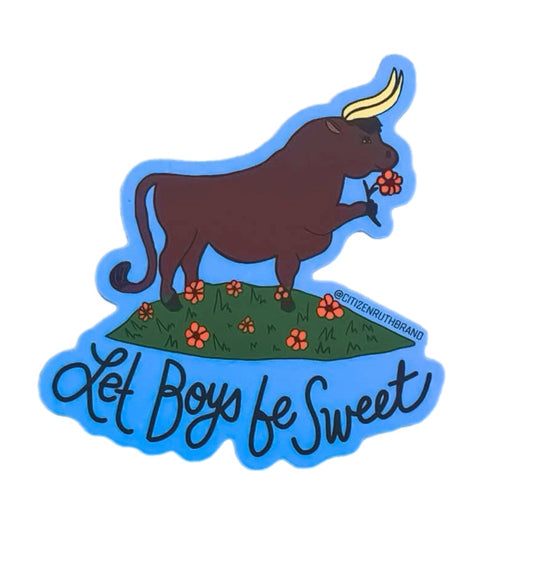 Let Boys Be Sweet Ferdinand Sticker