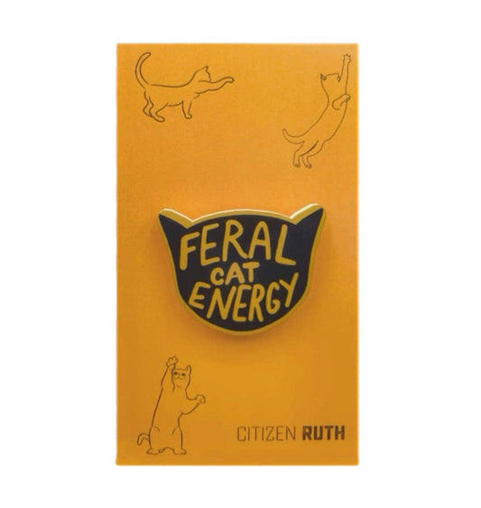 Feral Cat Energy Pin