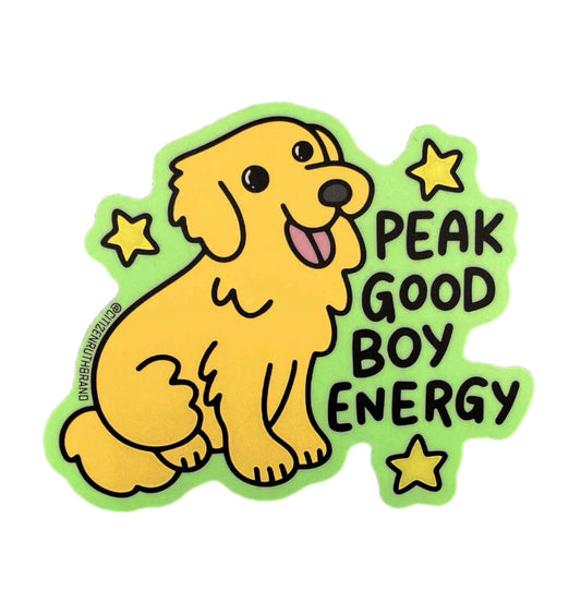 Peak Good Boy Energy Sticker