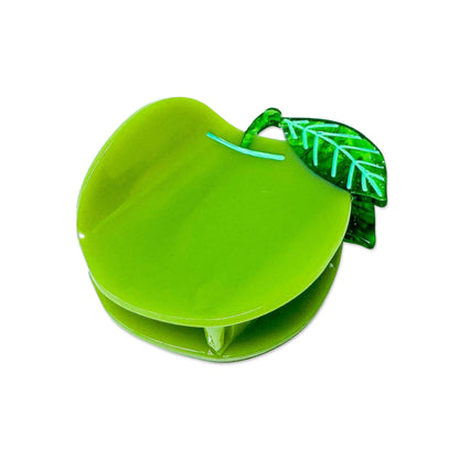 Apple Hair Claw Clip