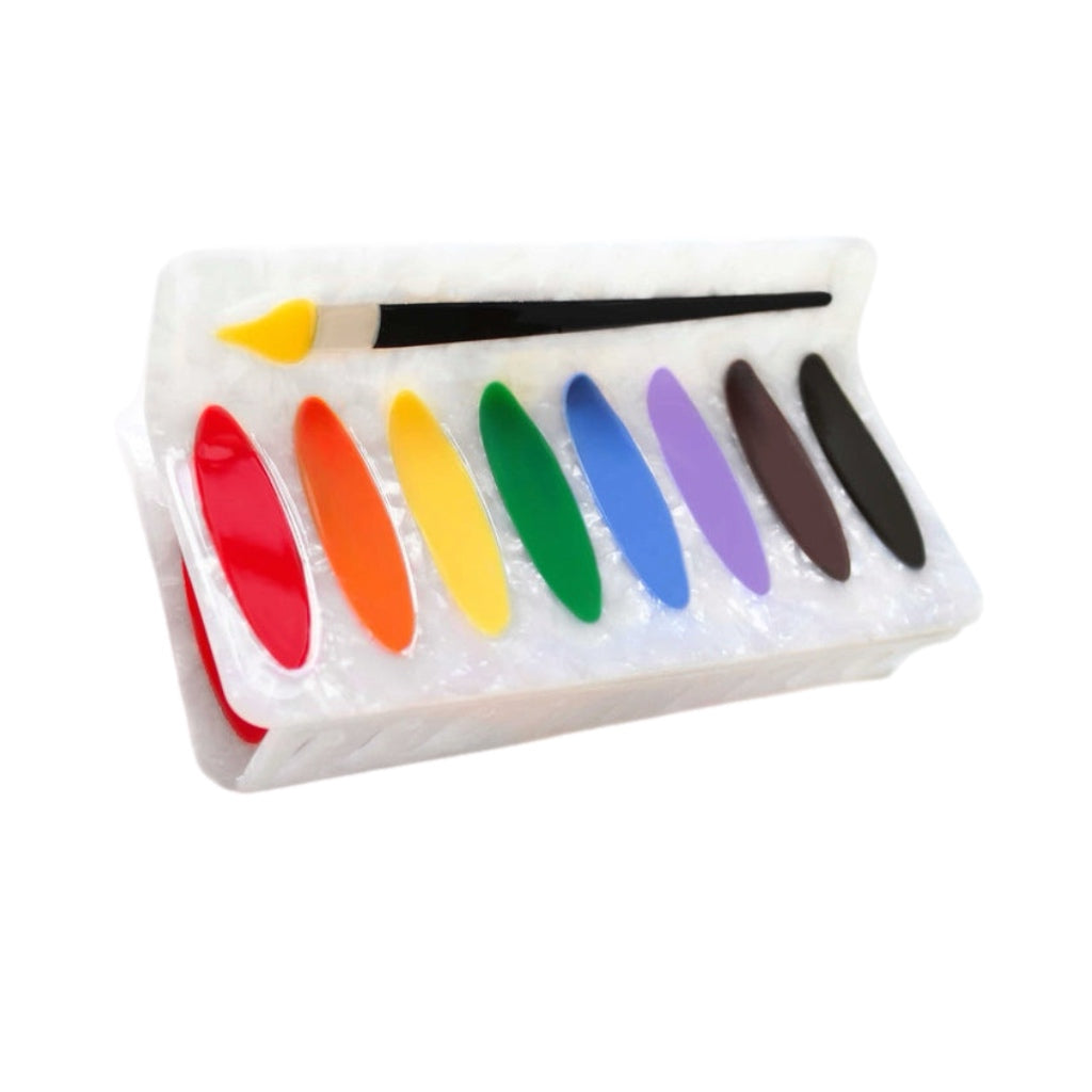 Watercolor Paint Palette Claw Clip