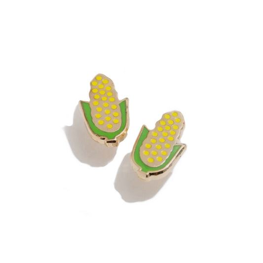 Corn on the Cob Stud Earrings