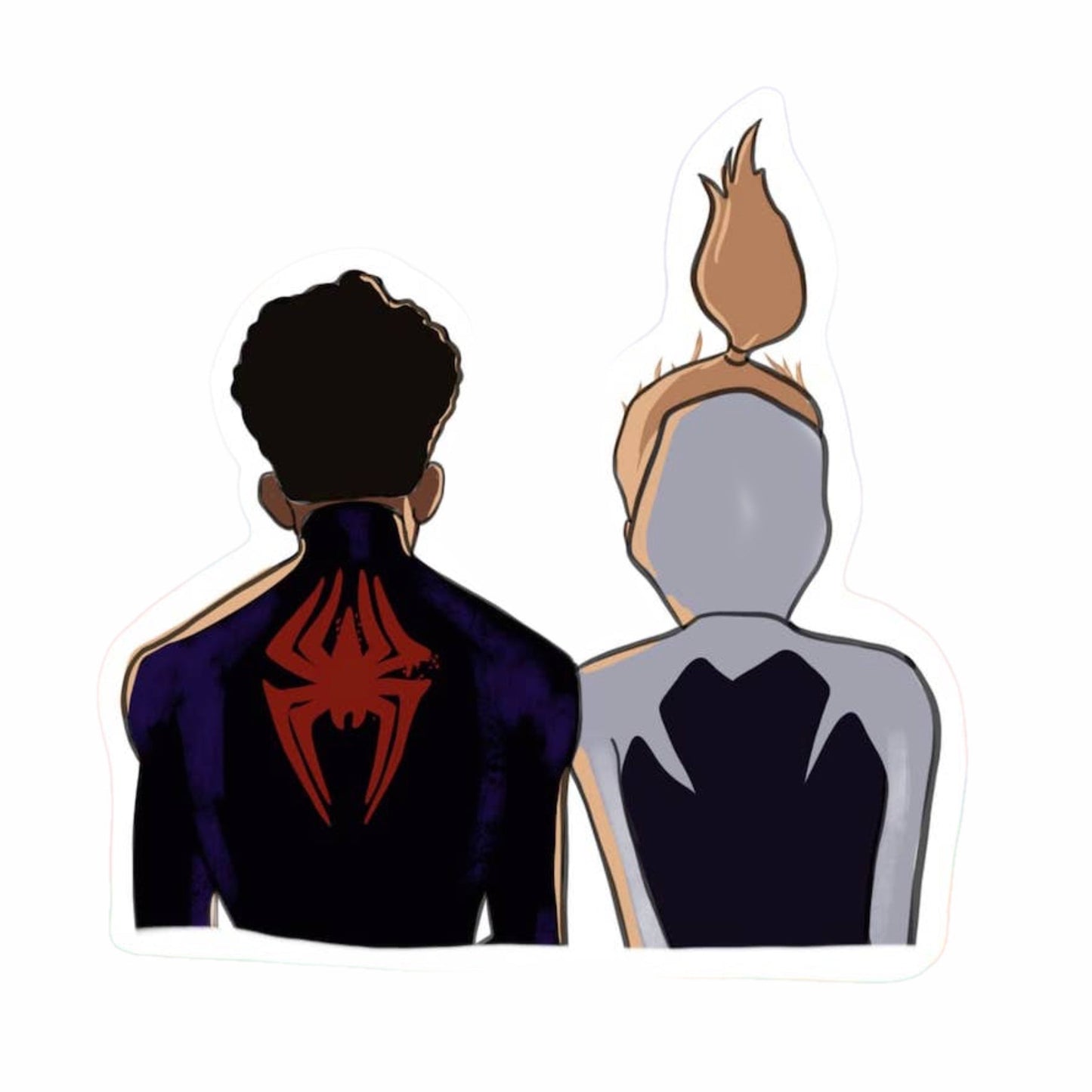 Miles Morales + Gwen Stacy Sticker