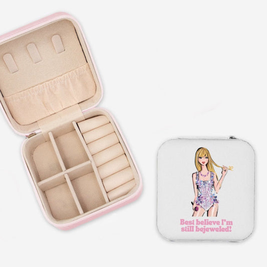 Taylor Swift Travel Jewelry Case (White)