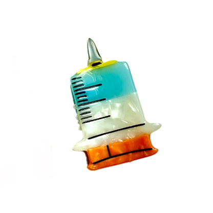 Syringe Mini Claw Clip